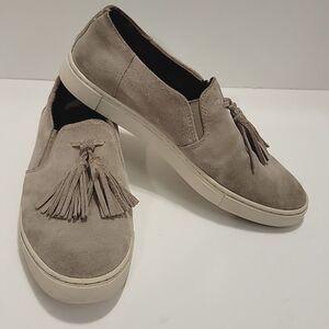 FRYE Ash Suede Tassel Slip On Shoes size 9.5